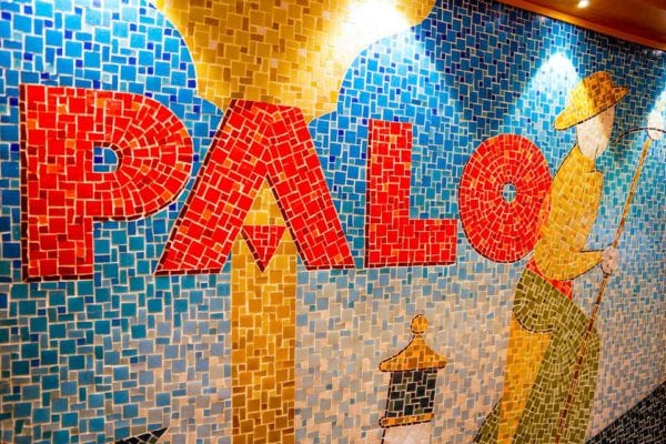 Palo Dinner Review Palo Mosaic Sign
