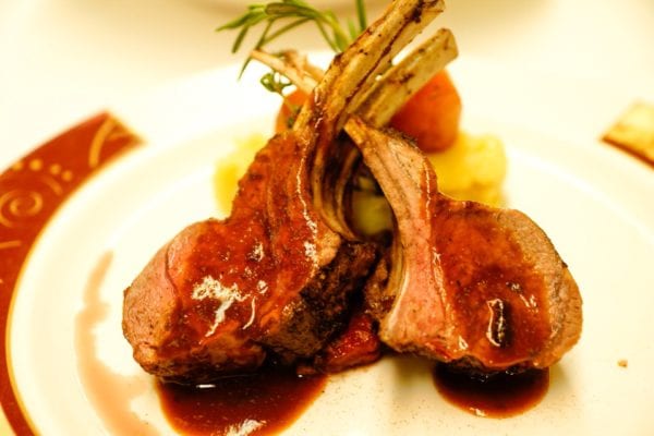 Palo Dinner Review Rack of Lamb w/ Sauce