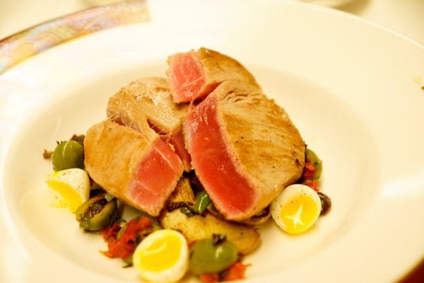 Palo Dinner Review Tuna Steak
