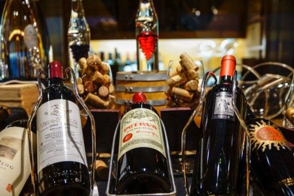 Palo Dinner Review Wine Bottles