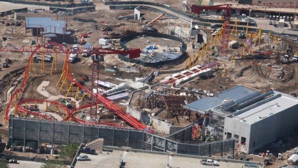 Star Wars Land AT-AT construction slinky dog dash