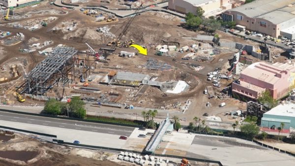 Star Wars Land AT-AT construction steel 