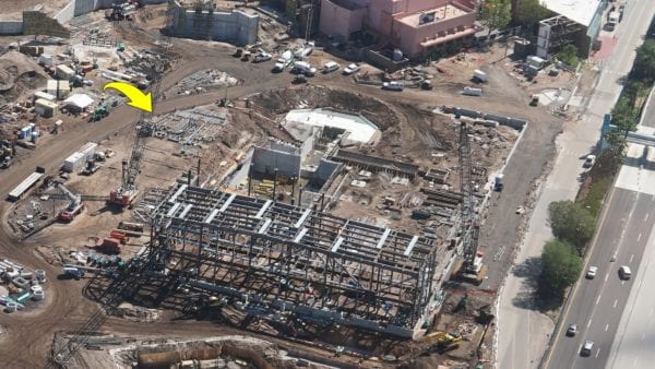 Star Wars Land AT-AT construction materials