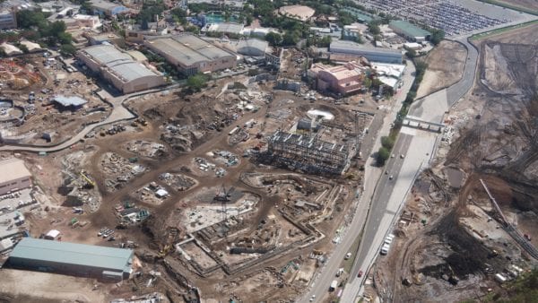 Star Wars Land AT-AT construction overview