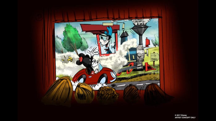 Mickey and Minnie's Runaway Railway Ride System