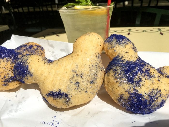 Blackberry Beignets review close up on table