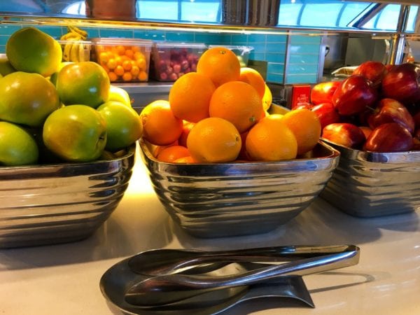 Disney Cruise Cabanas Breakfast Review Fruit