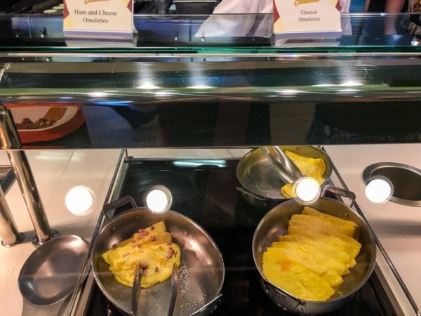 Disney Cruise Cabanas Breakfast Review Omelettes