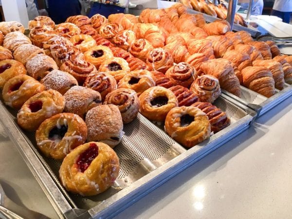 Disney Cruise Cabanas Breakfast Review Pastries