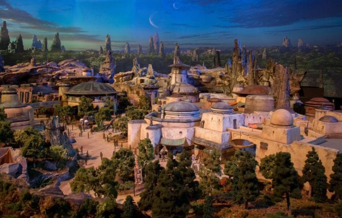 Star Wars Land Model city