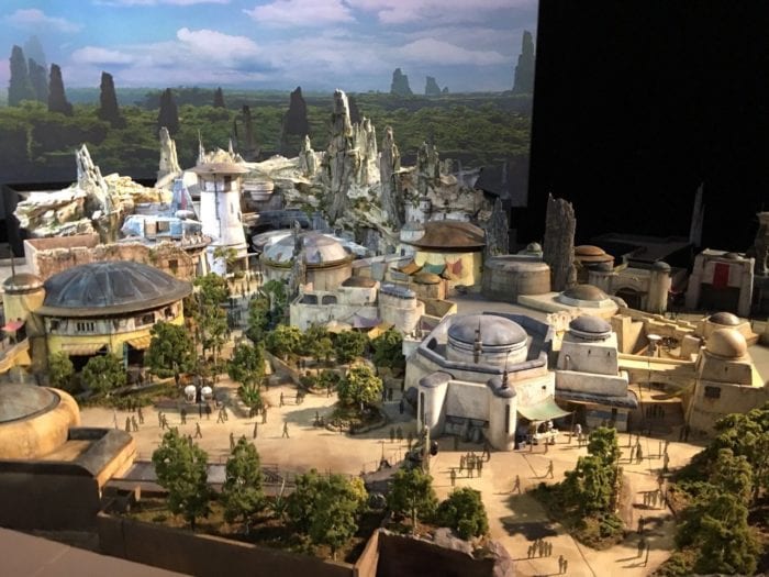 Star Wars Land Model planet