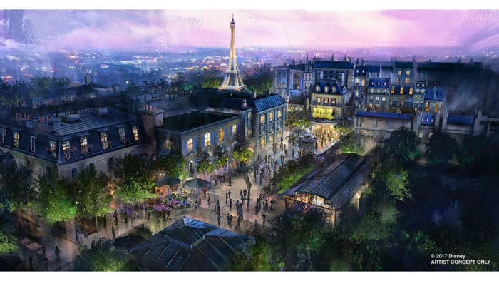 Ratatouille Construction Update Epcot March 2018 concept art