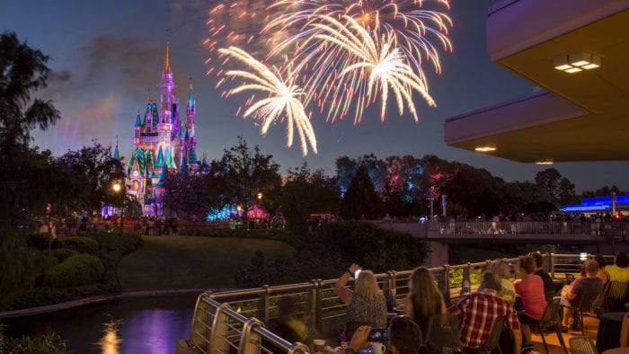 Happily Ever After Dessert Party Tomorrowland Terrace View