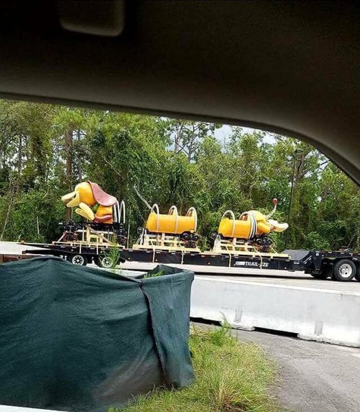 Slinky Dog Dash Ride Vehicle side