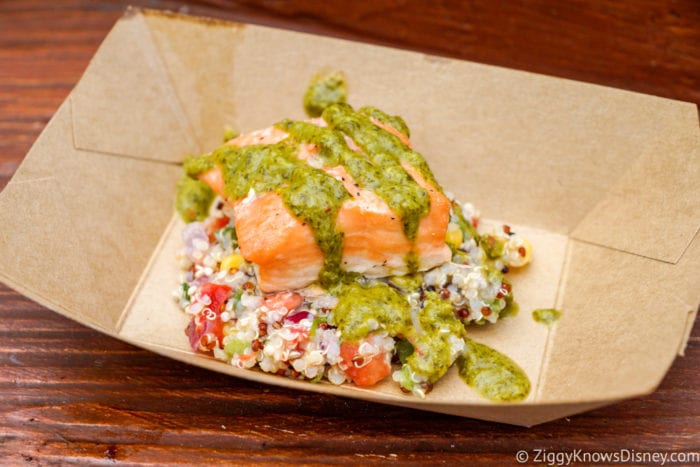 Active Eats Review: 2017 Epcot Food and Wine Festival Roasted Verlasso Salmon