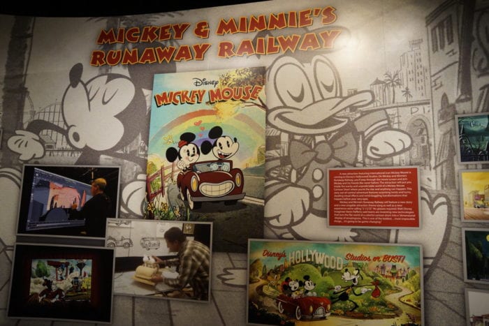 Mickey and Minnie's Runaway Railway Display