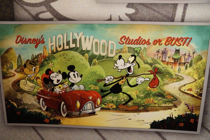Mickey and Minnie's Runaway Railway Display Hollywood