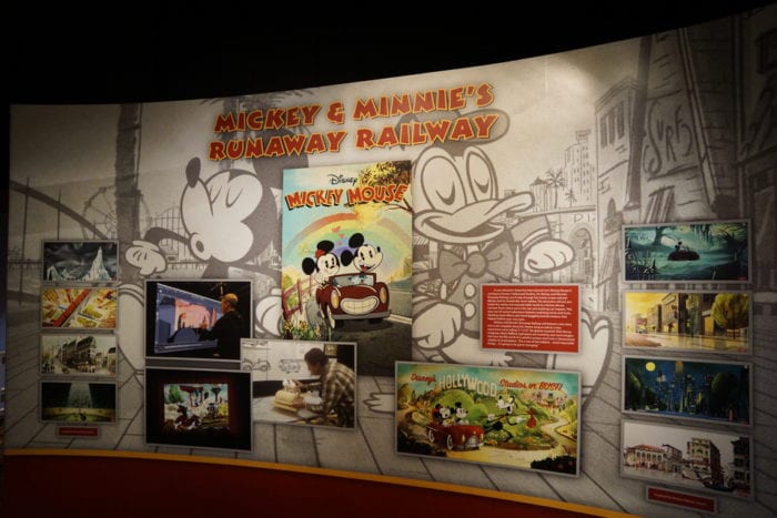 Mickey and Minnie's Runaway Railway Display full