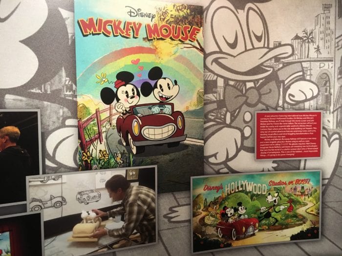 Mickey and Minnie's Runaway Railway Display center panels