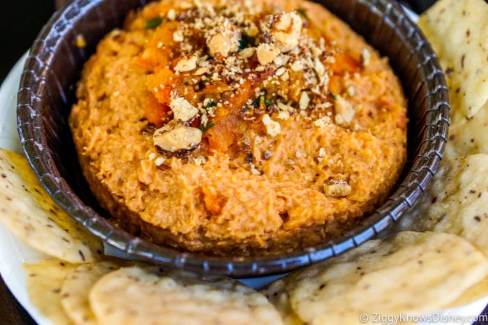 Almond Orchard Review 2017 Epcot Food and Wine Festival Tomato Hummus