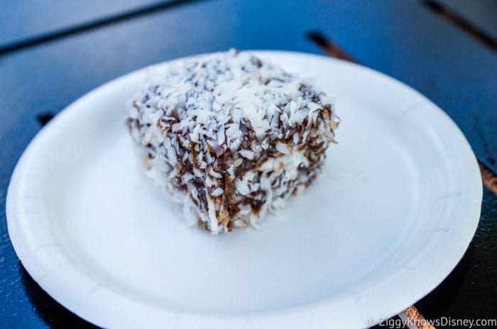 Australia Review 2017 Epcot Food and Wine Festival Lamington Yellow Cake