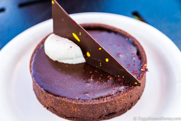 Chocolate Studio Review 2017 Epcot Food and Wine Festival Sweet Dark Chocolate Raspberry Torte side