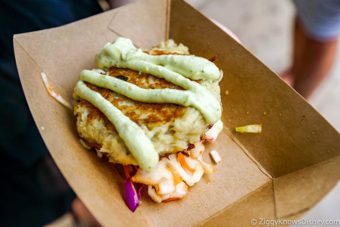 Coastal Eats Review 2017 Epcot Food and Wine Festival Lump Crab Cake