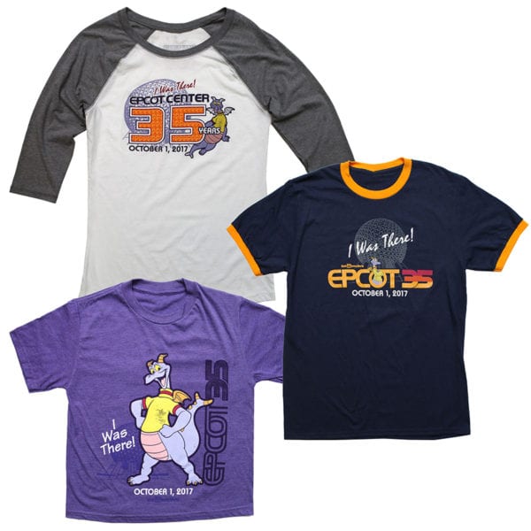 Epcot 35th Anniversary I Was There shirts