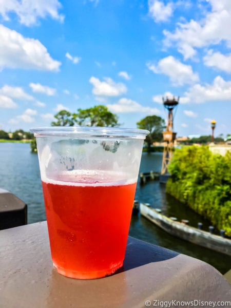 Pomegranate Beer Review 2017 Epcot Food and Wine Festival half empty