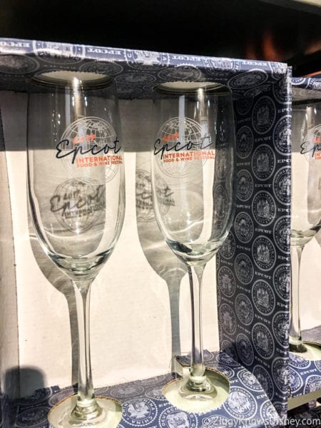 2017 Food and Wine Merchandise champagne glasses