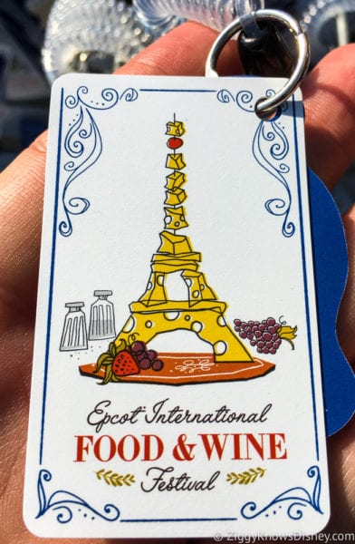 2017 Food and Wine Merchandise gift card front