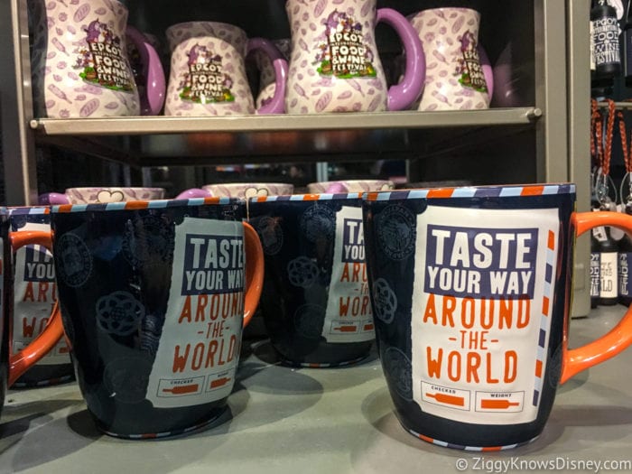 2017 Food and Wine Merchandise mugs