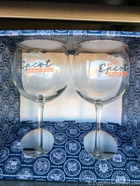 2017 Food and Wine Merchandise wine glasses