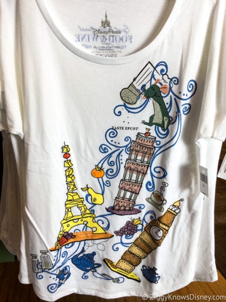 2017 Food and Wine Merchandise ratatouille shirt