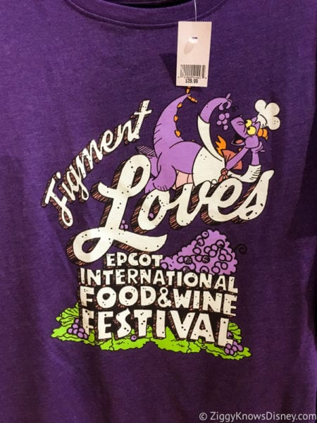 2017 Food and Wine Merchandise figment shirt