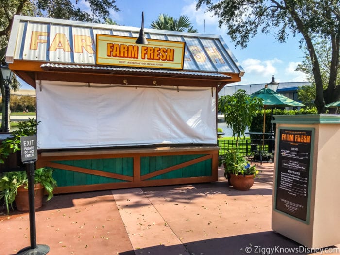 Farm Fresh Review 2017 Epcot Food and Wine Festival Farm Fresh Booth