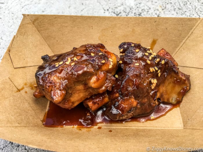 Flavors from Fire Review 2017 Epcot Food and Wine Festival Piggy Wings