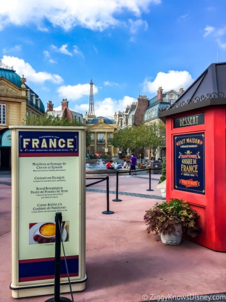 France Review 2017 Epcot Food and Wine Festival France Booth and Menu