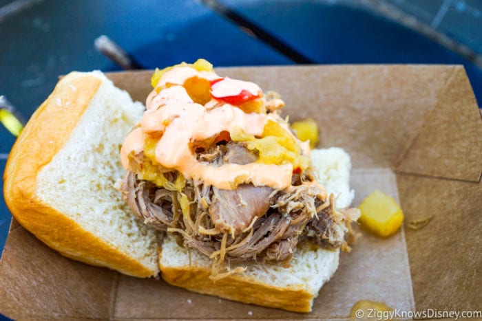 Hawaii Review 2017 Epcot Food and Wine Festival Kalua Pork Slider