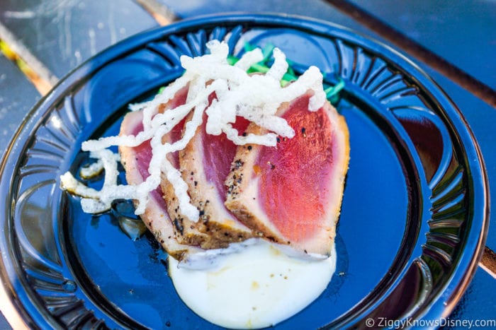Hawaii Review 2017 Epcot Food and Wine Festival Grilled Tuna Tataki
