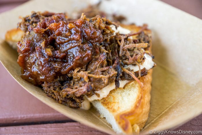 Hops and Barley Review 2017 Epcot Food and Wine Festival Smoked Beef Brisket