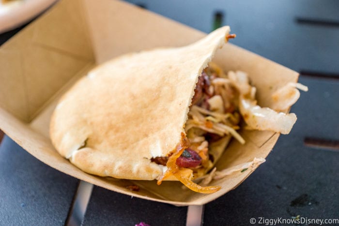 Morocco Review 2017 Epcot Food and Wine Festival Kefta Pocket: Seasoned Ground Beef in a Pita Pocket