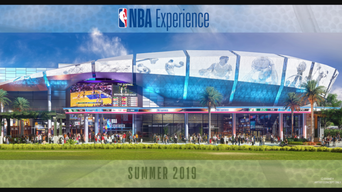 NBA Experience in Disney Springs outside