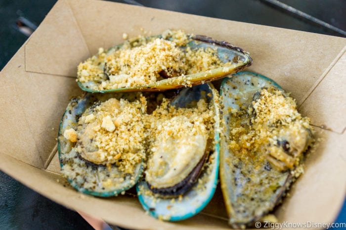 New Zealand Review 2017 Epcot Food and Wine Festival Steamed Green Lip Mussels