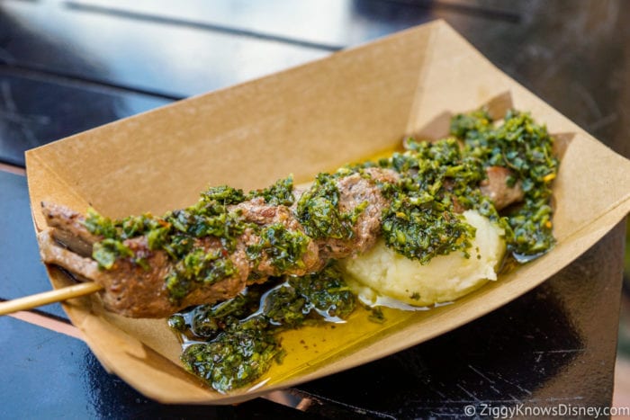 Patagonia Review 2017 Epcot Food and Wine Festival Grilled Beef Skewer with Chimichurri Sauce