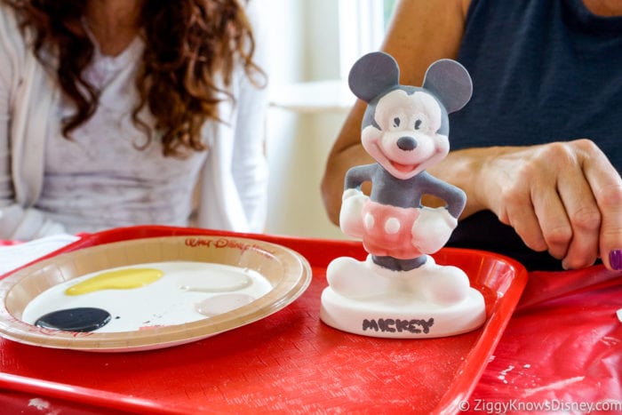 Hurricane Irma in Walt Disney World painting Mickey ceramics activity 3
