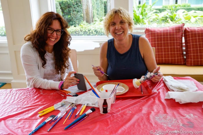 Hurricane Irma in Walt Disney World painting Mickey ceramics activity