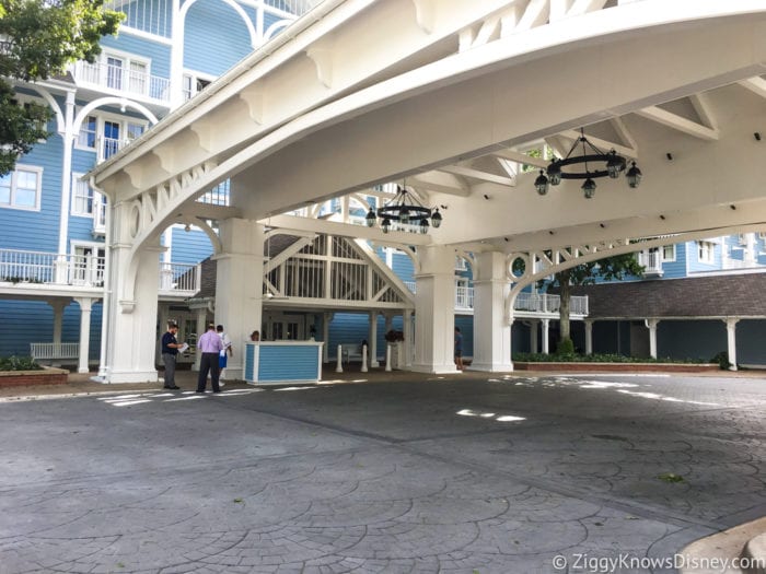 Hurricane Irma in Walt Disney World Beach Club entrance