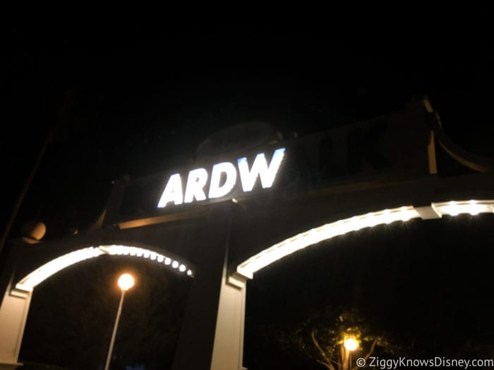 Hurricane Irma in Walt Disney World boardwalk sign