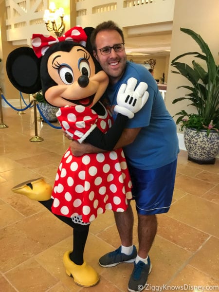 Hurricane Irma in Walt Disney World beach club Disney characters me and Minnie Mouse